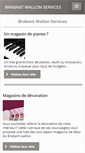 Mobile Screenshot of brabant-wallon-services.be